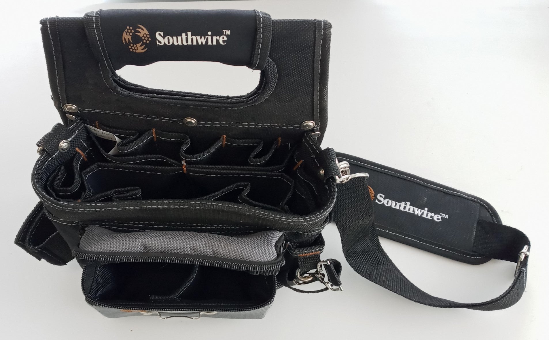 Southwire Tools & Equipment BAGESP Electrician's Shoulder Pouch Tool Carrier