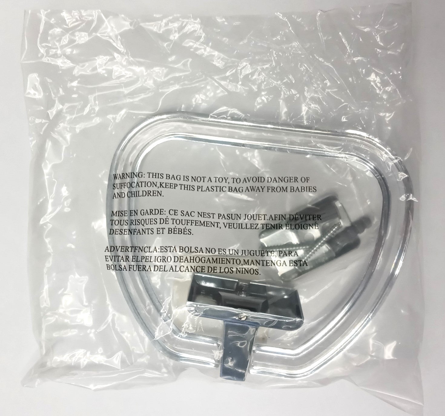 Taymor 01-9403 Sunglow Lucite Towel Ring Chrome