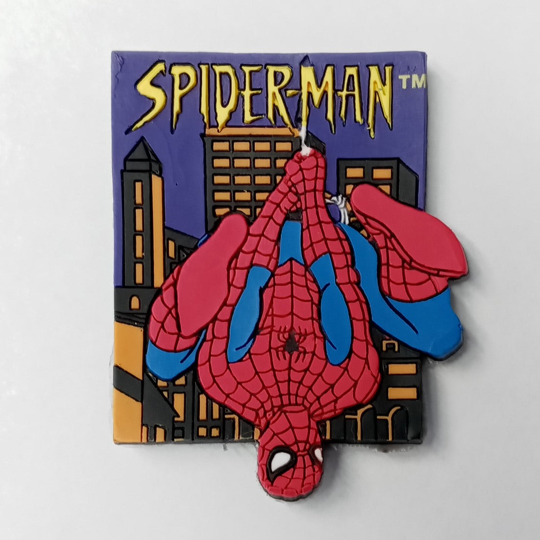 Marvel Spiderman Rubber Upside Down Fridge Magnet 2-3/8" x 1-7/8" (1 Piece) UPS1