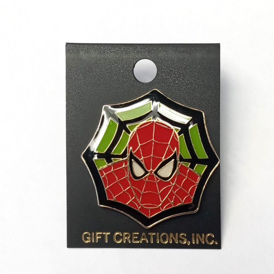 Marvel Spiderman Web-Shaped Pin
