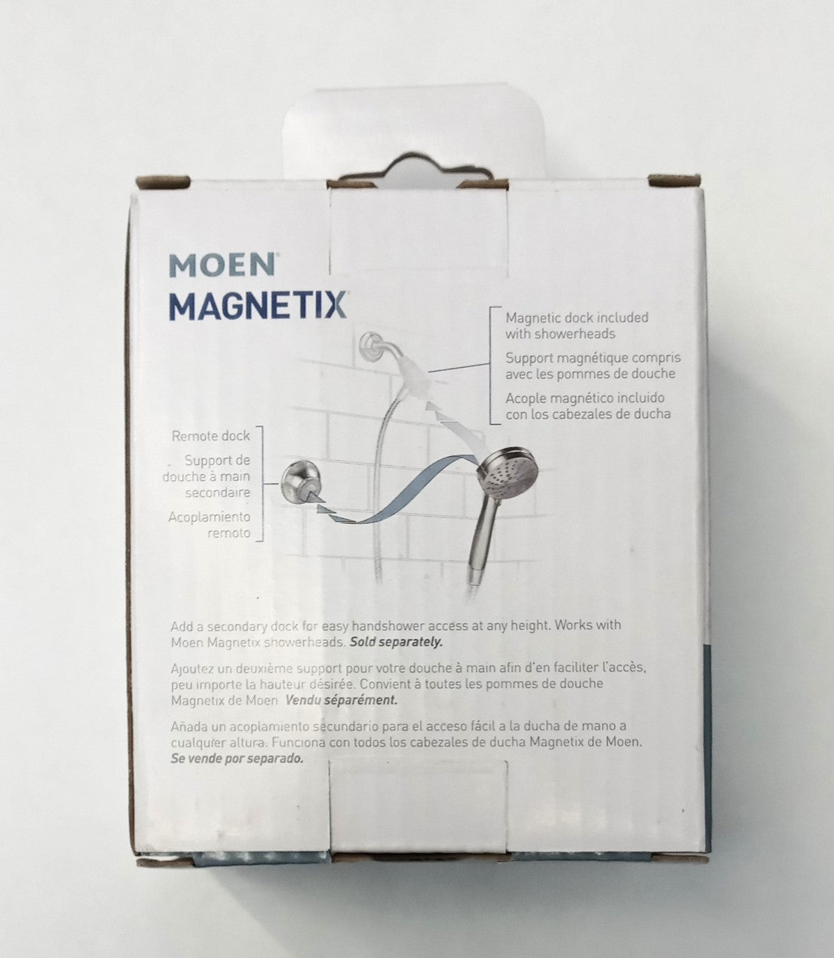 Moen Magnetix Remote Dock Magnetic Shower Bath Docking BRUSHED NICKEL 186117SRN