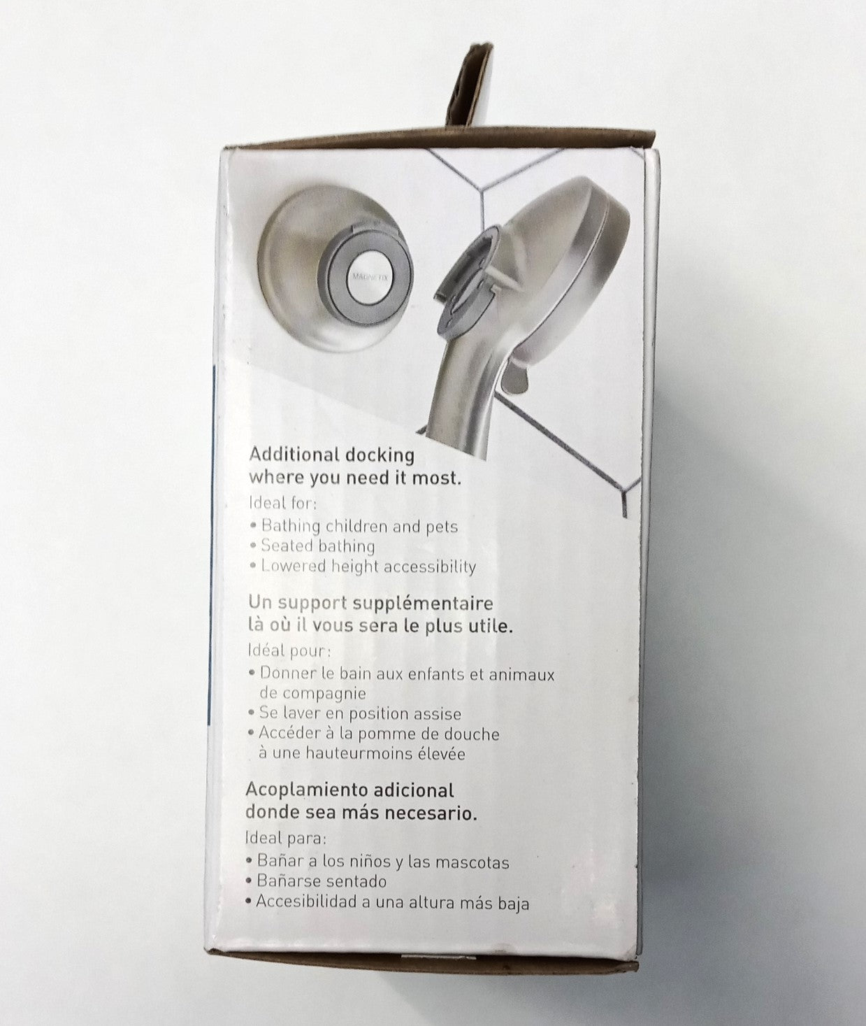 Moen Magnetix Remote Dock Magnetic Shower Bath Docking BRUSHED NICKEL 186117SRN