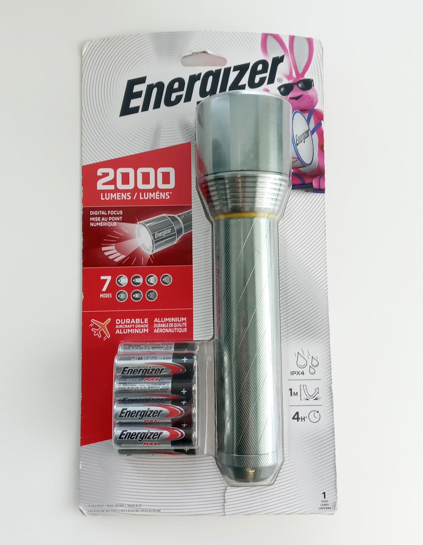 Energizer 2000-Lumen 3 -Adjustable Mode LED Flashlight PMZH91