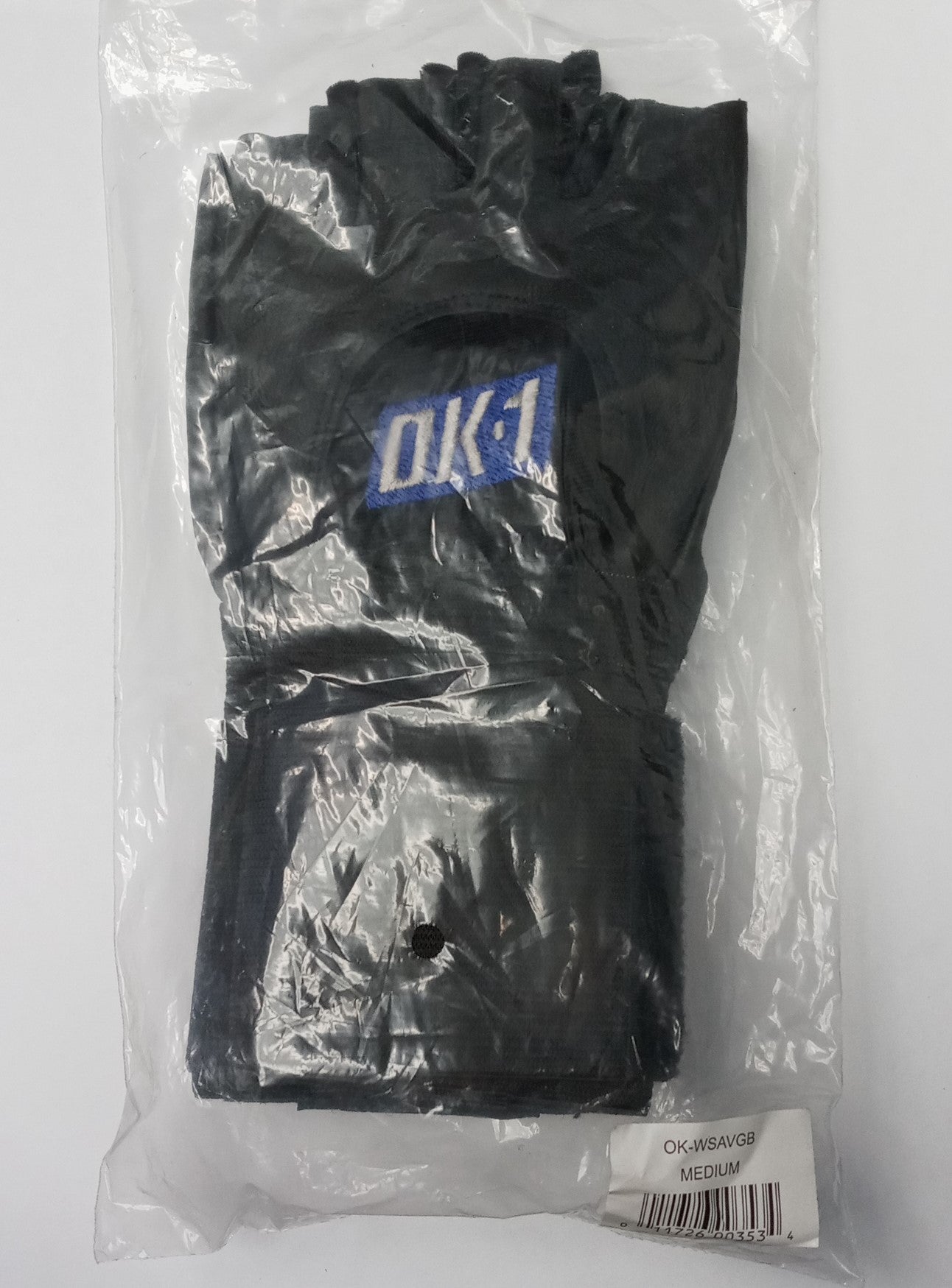 OK-1 Fingerless Work Gloves, Stretch Nylon Back OK-WSAVGB