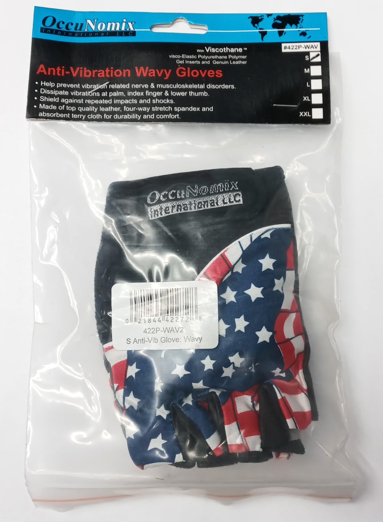 Occunomix Anti-Vibration Wavy Gloves S Size 422P-WAV