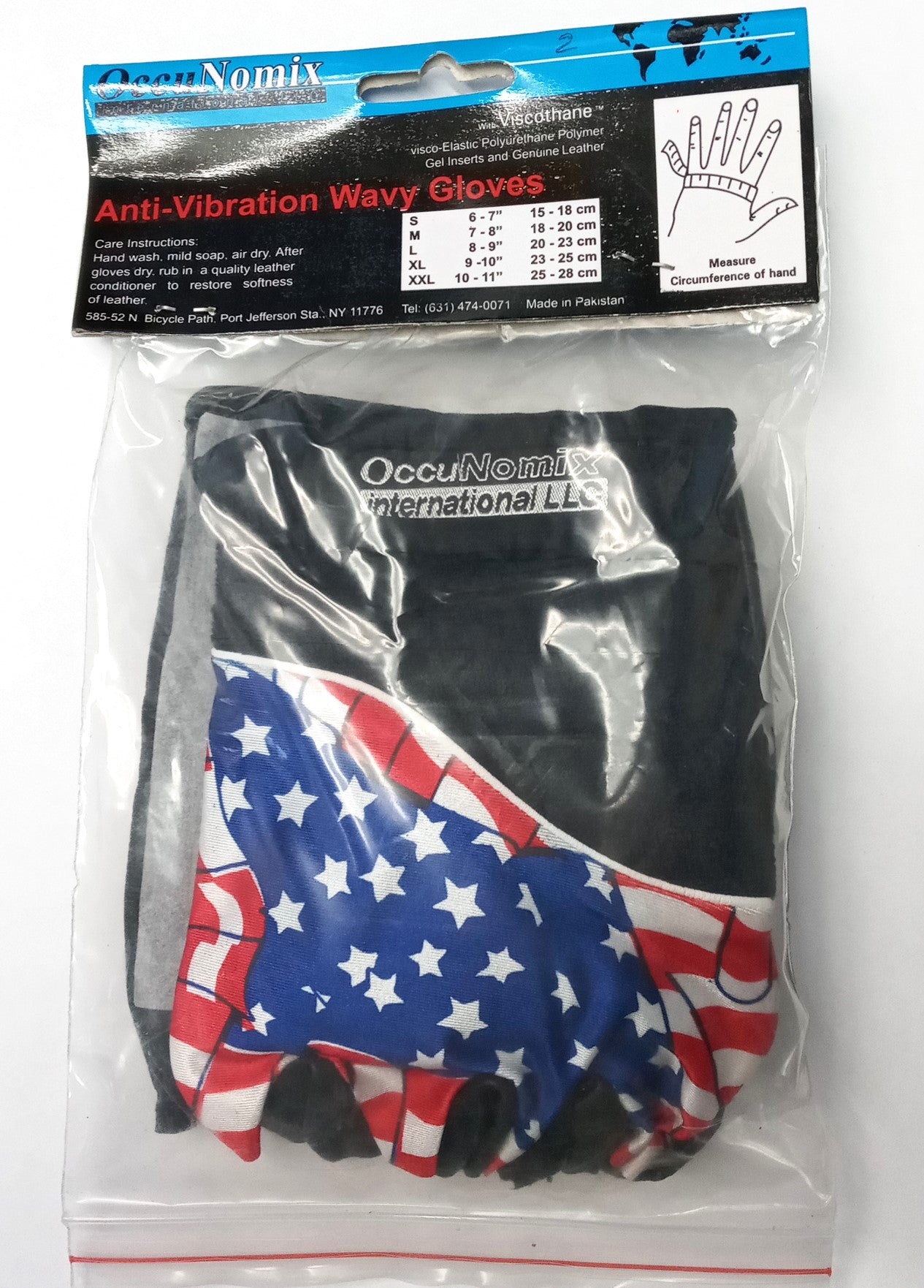 Occunomix Anti-Vibration Wavy Gloves XL Size 422P-WAV