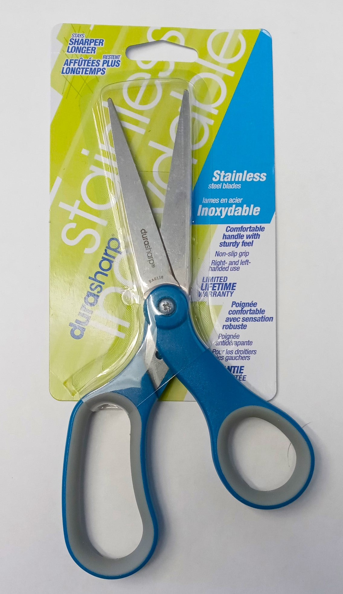 Durasharp Scissors 8" Soft Grip 2pc 120280