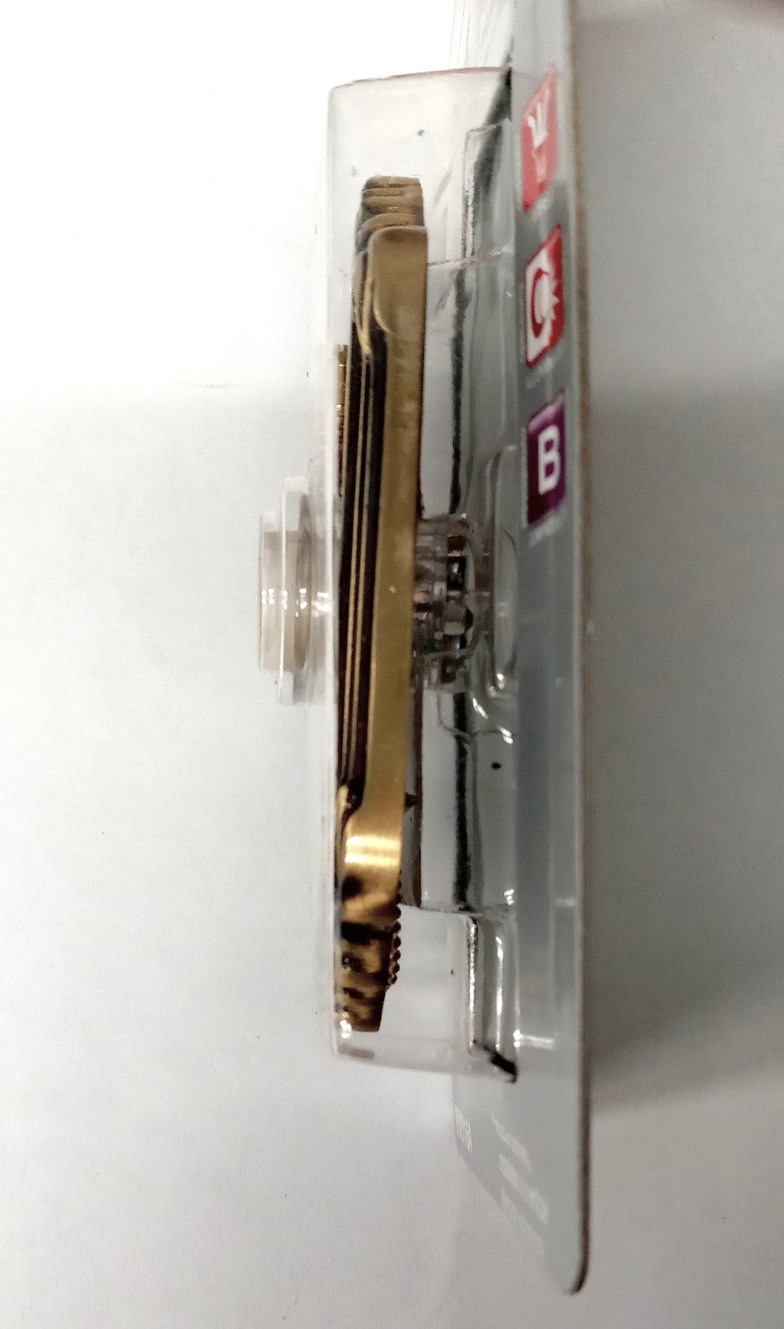 Honeywell RPW316A Brass Wired Illuminated Push Door Bell Button