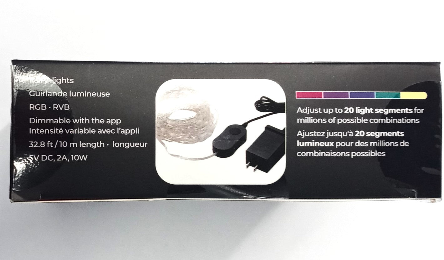Globe Smart Fairy Lights Wi-Fi App and Voice Control 32.8ft/10m 50597