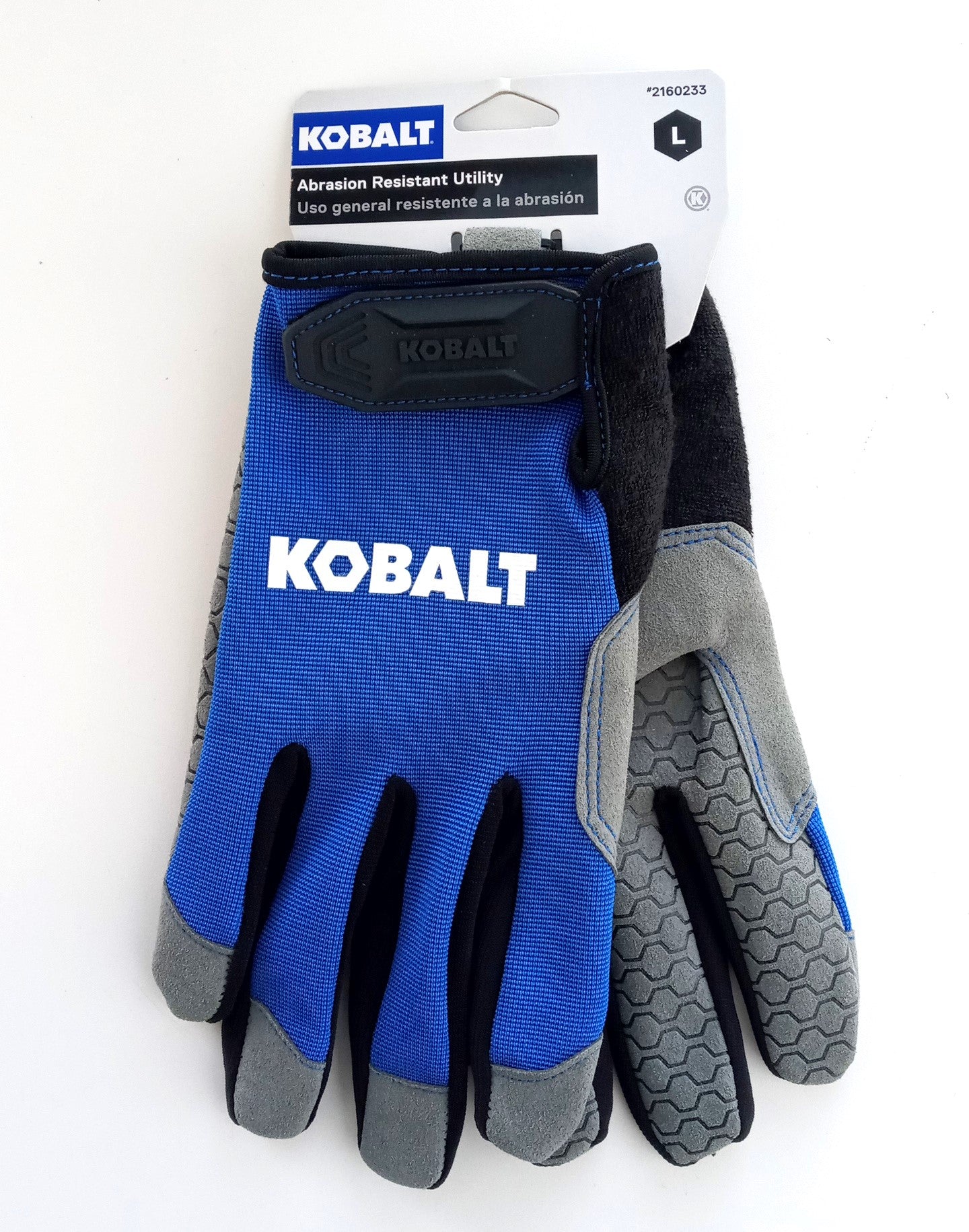Kobalt Abrasion Resistant Utility Gloves Size LARGE 2160233