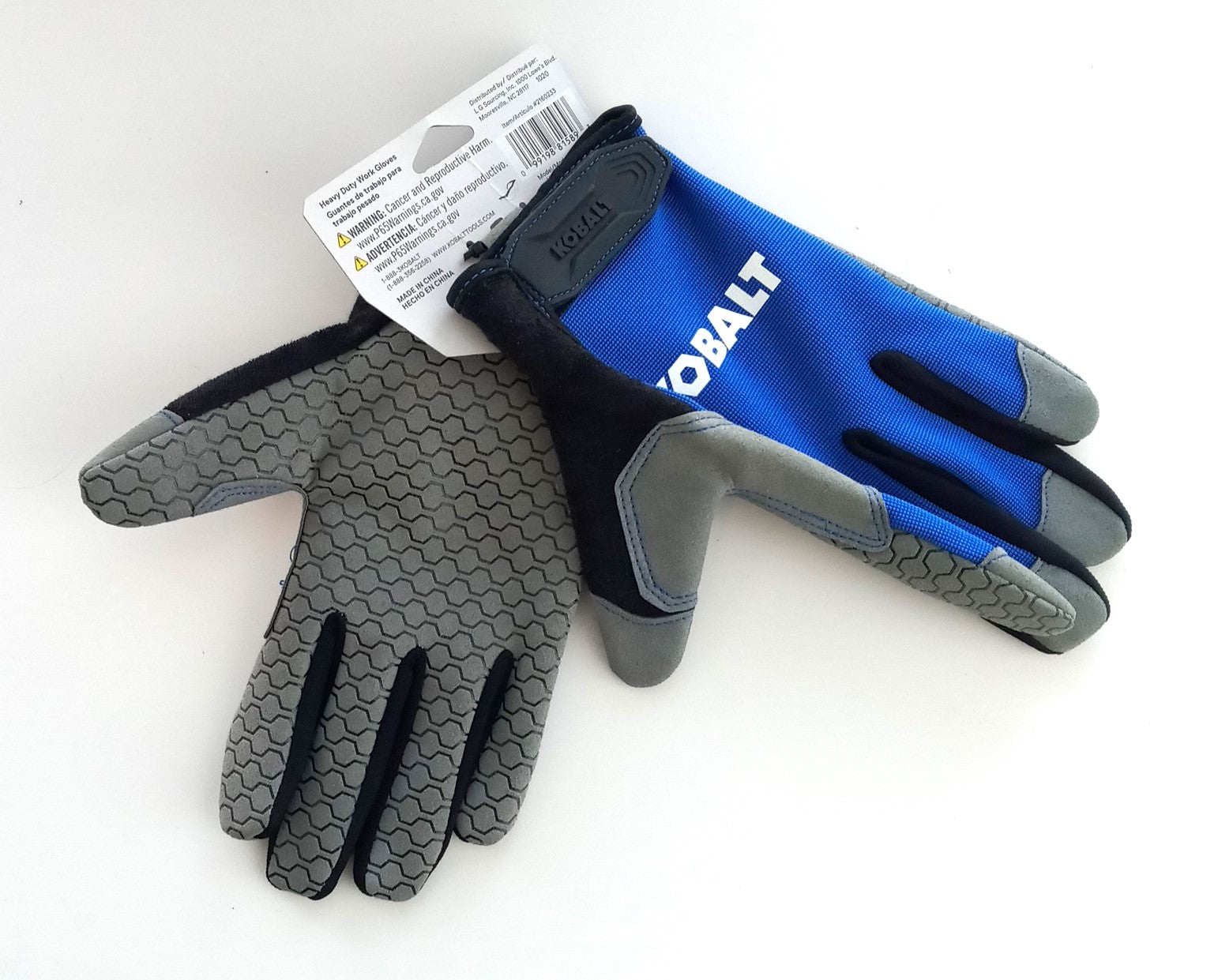 Kobalt Abrasion Resistant Utility Gloves Size LARGE 2160233