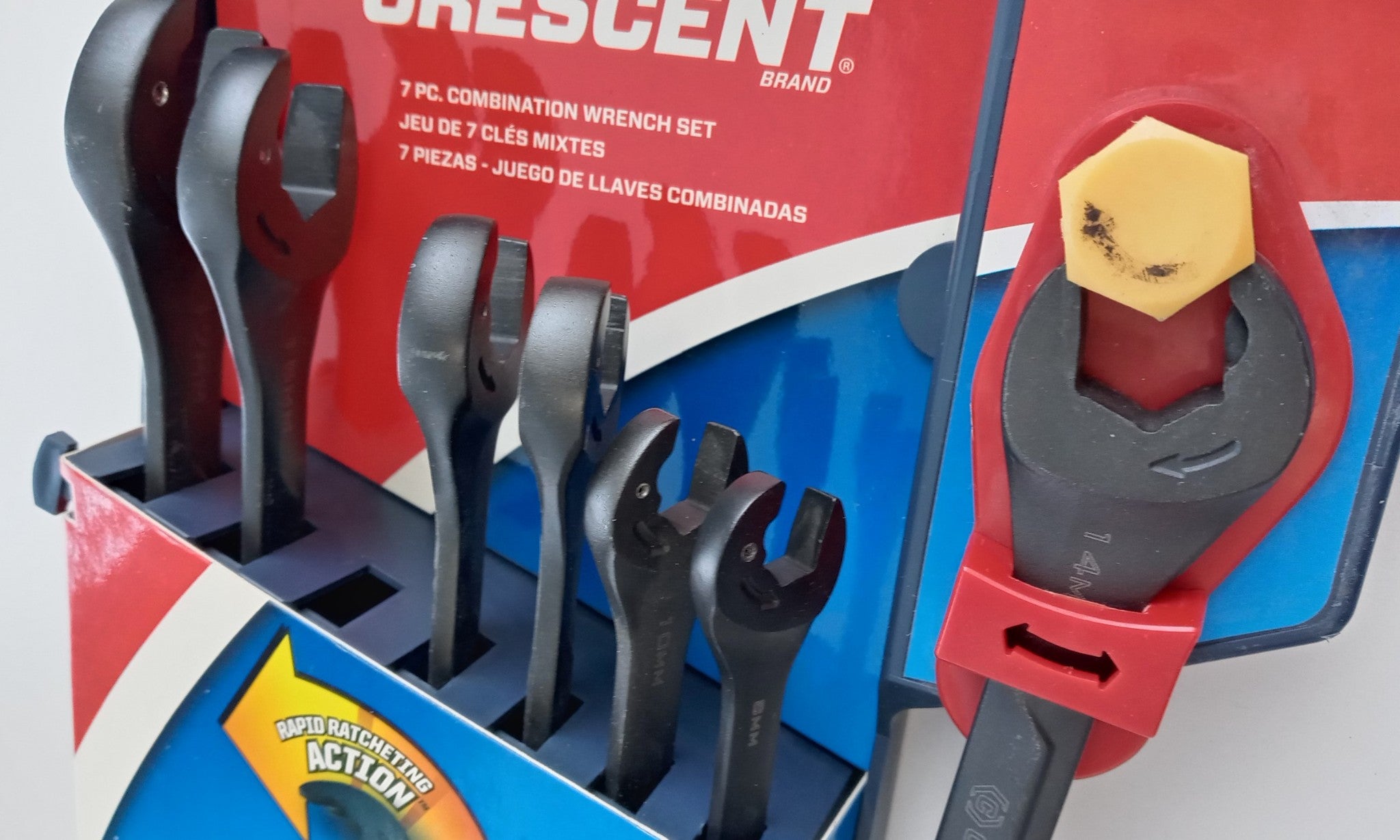 Crescent X6 Metric Combination Wrench Set 7pc CX6RWM7