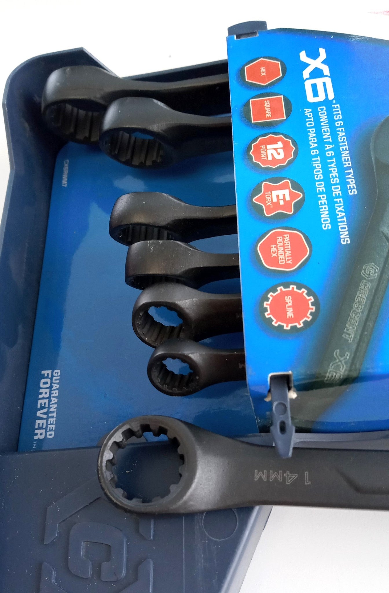 Crescent X6 Metric Combination Wrench Set 7pc CX6RWM7