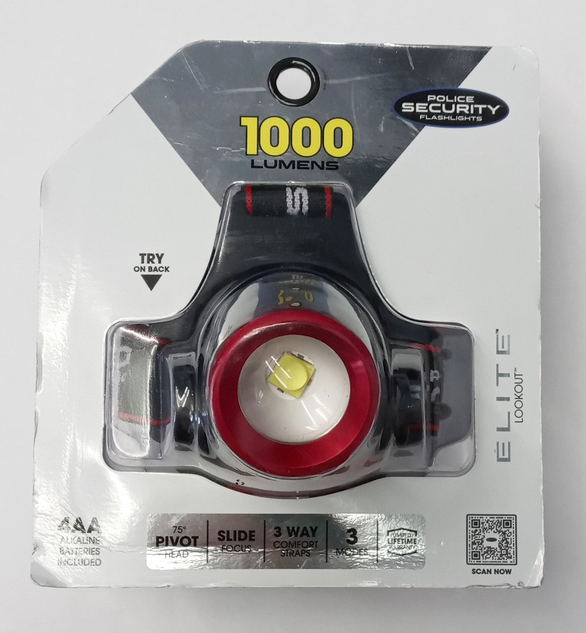 Police Security Lookout Headlamp 1000 Lumens 98070
