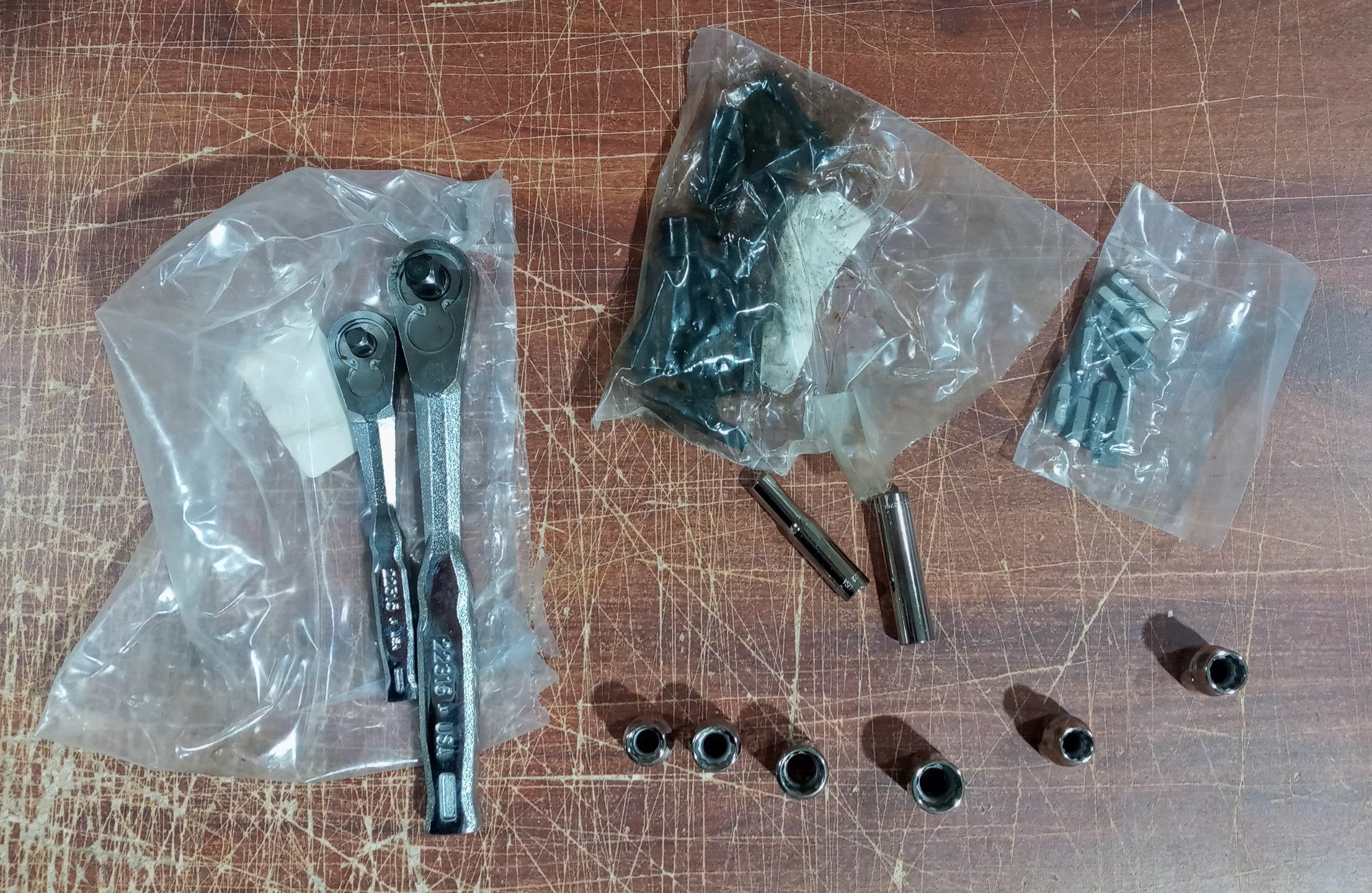 Kobalt Prepack Toolkit - RANDOM Ratchets, Screw Tips, Nutsetters USA 2308402