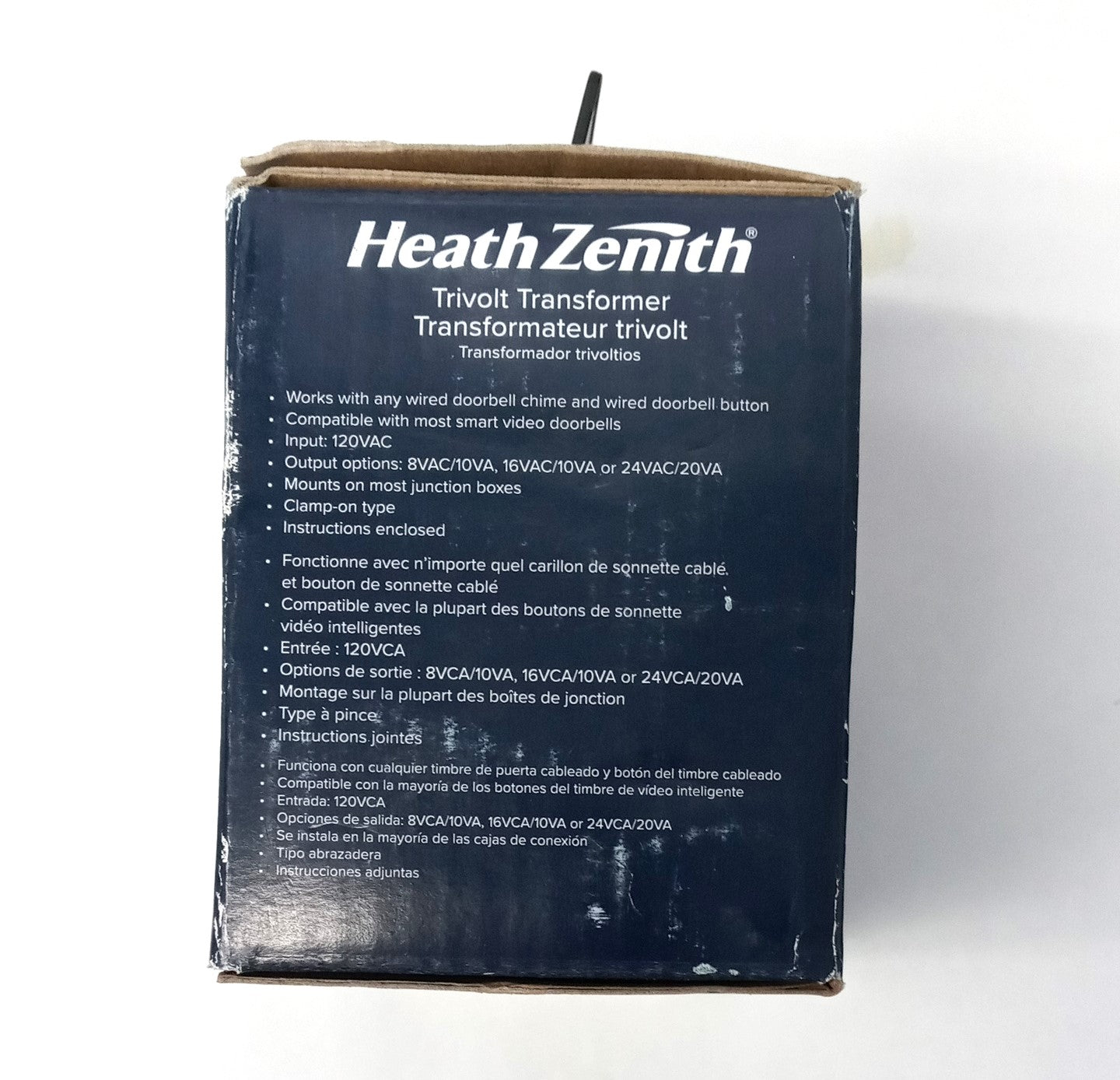 Heath Zenith Wired Trivolt Transformer for Doorbell Chime 18000070
