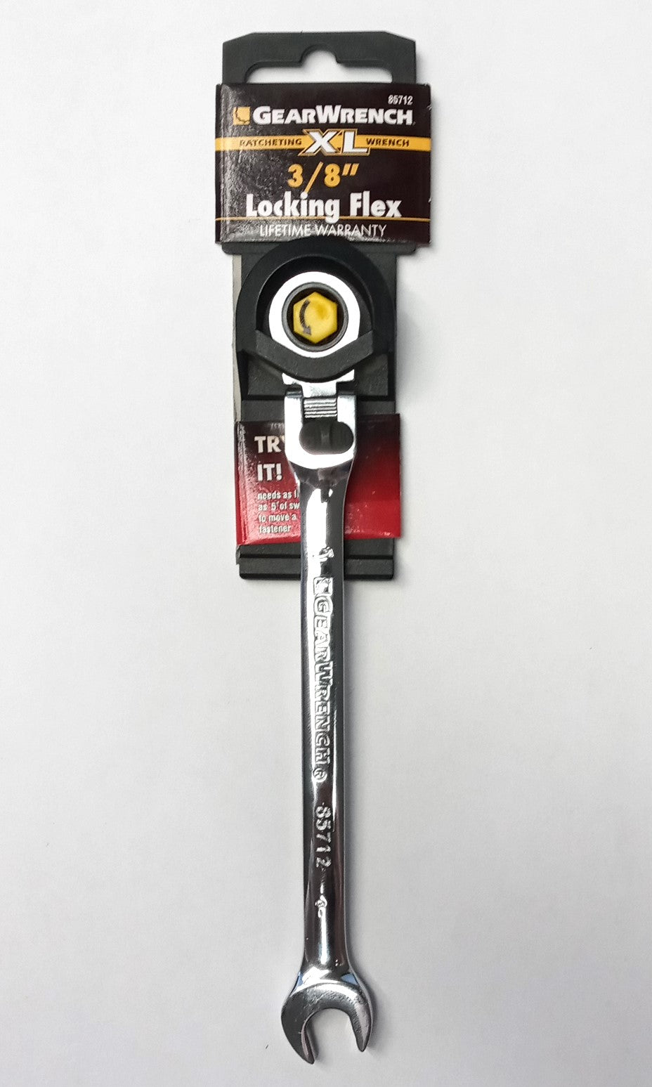 GearWrench 85712 3/8 XL 12pt Locking Flex Combination Wrench