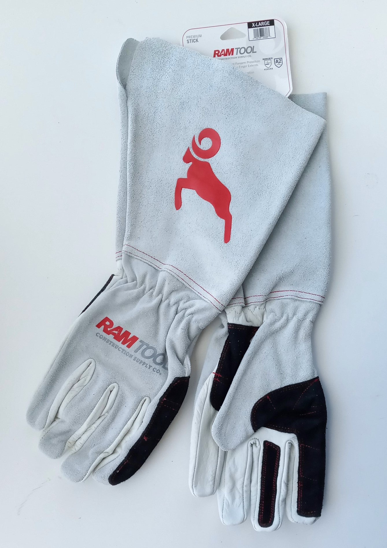 Ram Tool Premium Stick Welding Gloves W/Cuff X-Large RTSTK00011