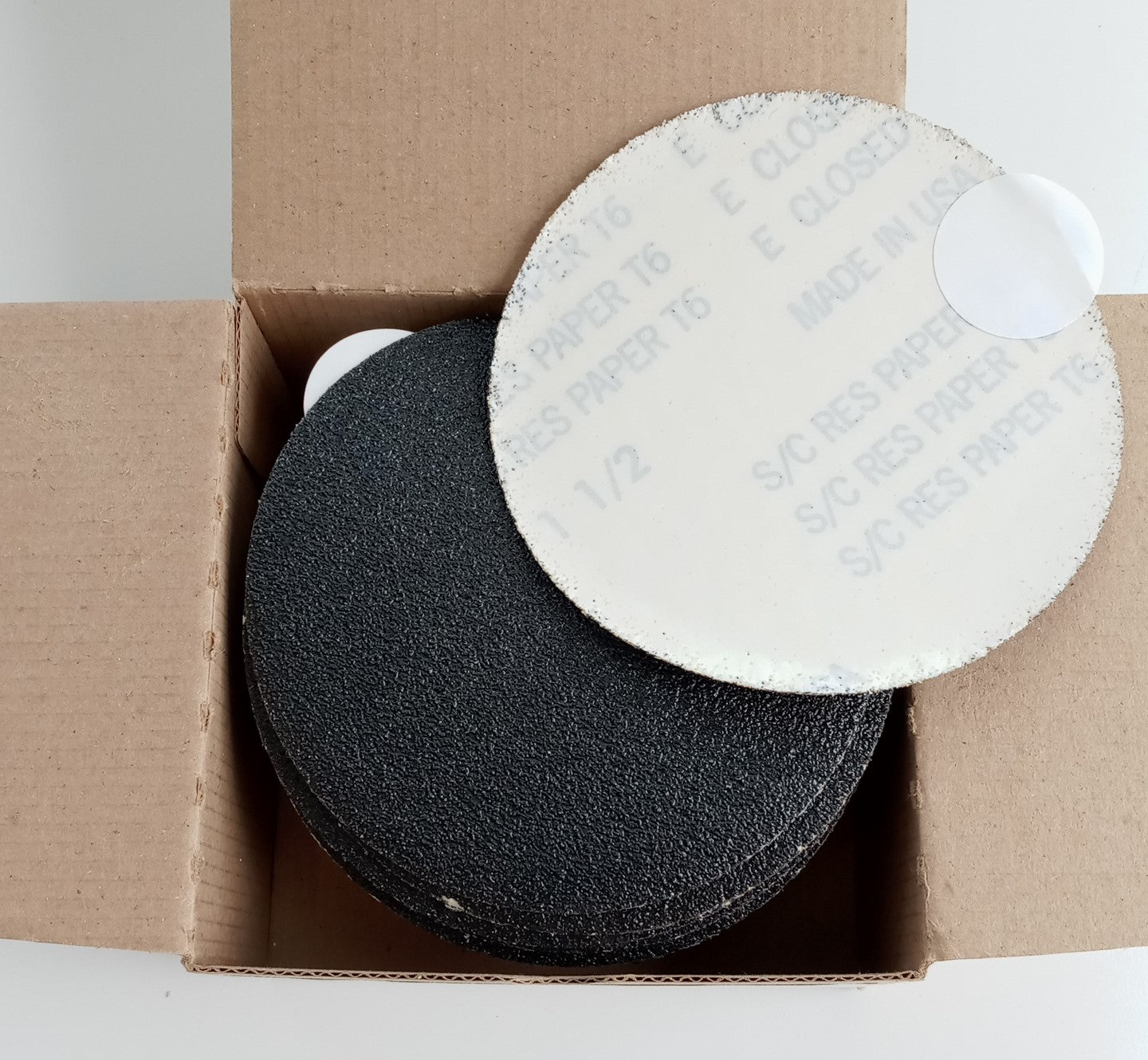 Lackmond 5 Inch PSA Silicon Carbide Sanding Discs 40 Grit 50 Pack LACK40