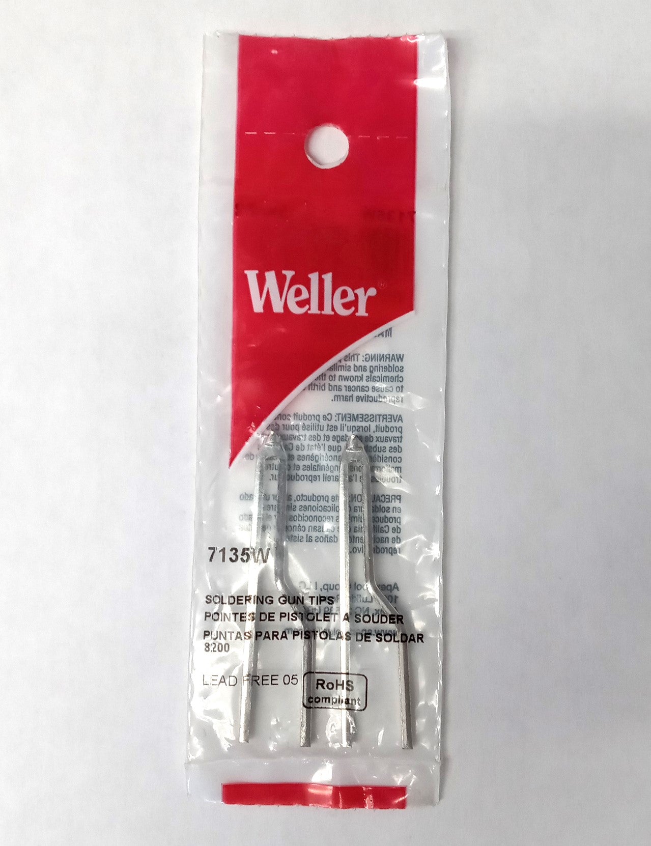 Weller Replacement Soldering Gun Tip for 8200 and 9200, 2 Per Pack 7135W