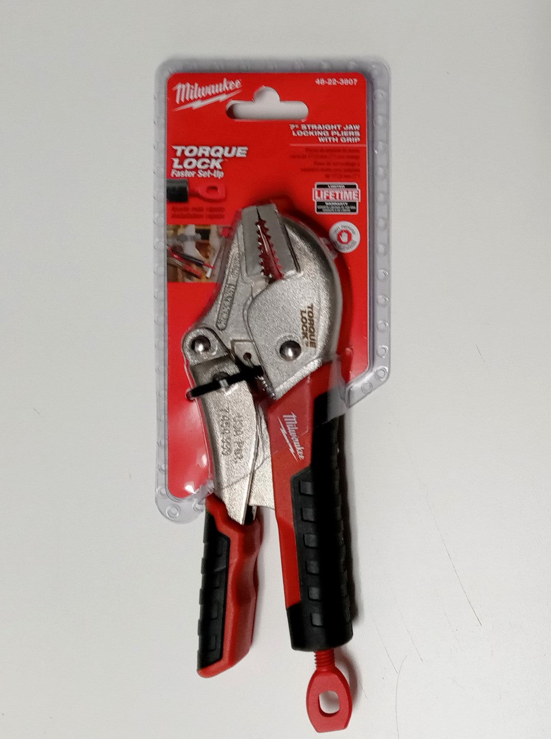 MILWAUKEE 48-22-3807 7" Straight Jaw Locking Pliers Torque Lock