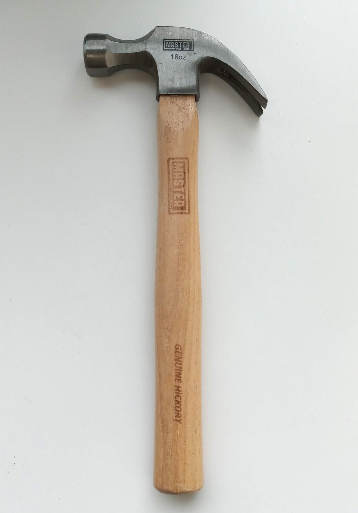 Master Mechanic Curved Claw Hammer, Hickory Handle, 16 oz. - 216628