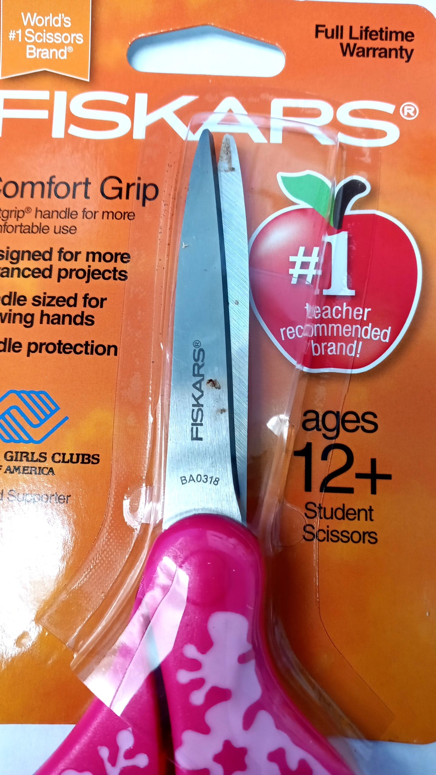 Fiskars 7" Ergonomic Soft Grip Student Scissors 10 Sets 199700-1019 *FINAL SALE*