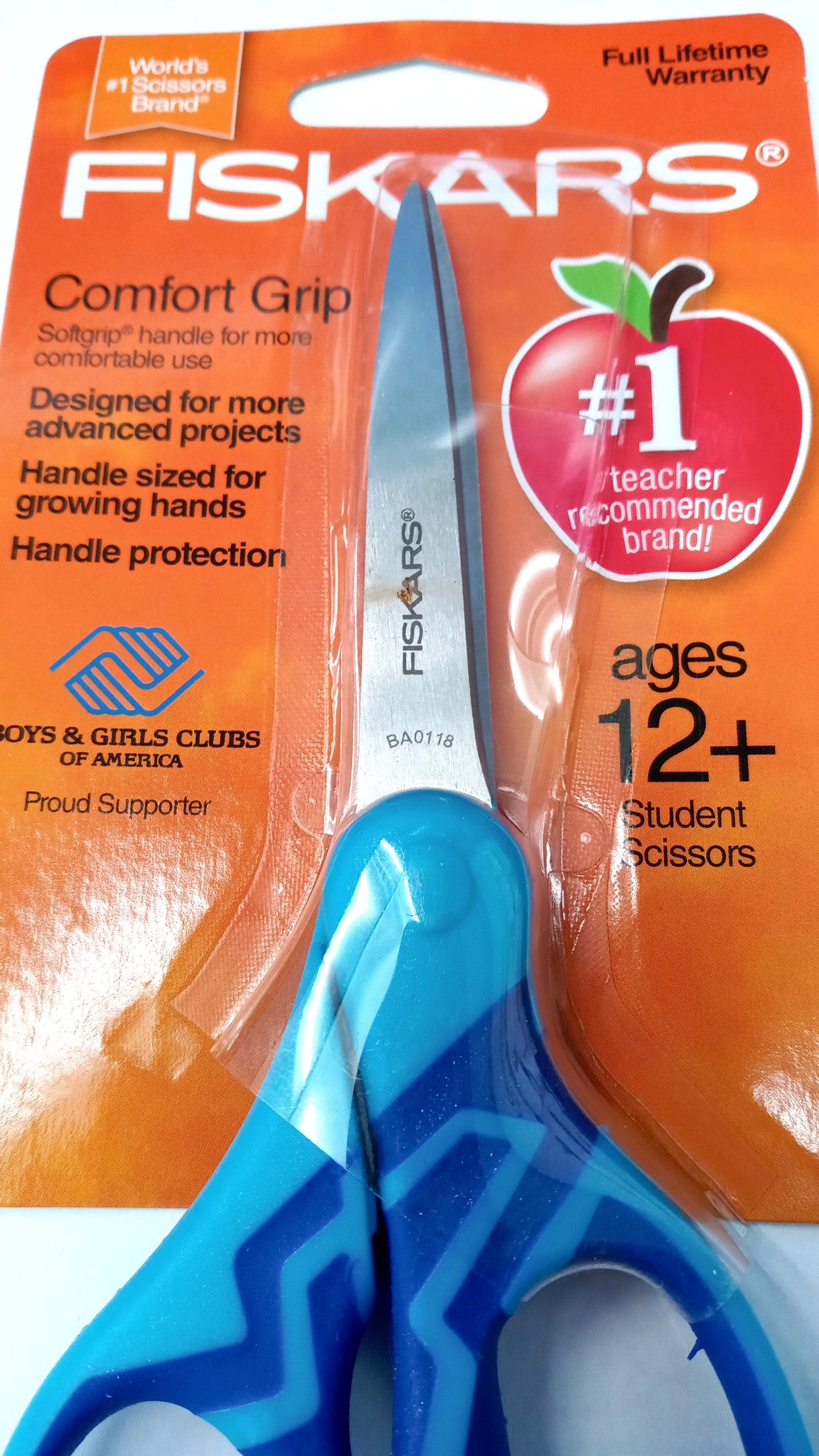 Fiskars 7" Ergonomic Soft Grip Student Scissors 10 Sets 199700-1019 *FINAL SALE*