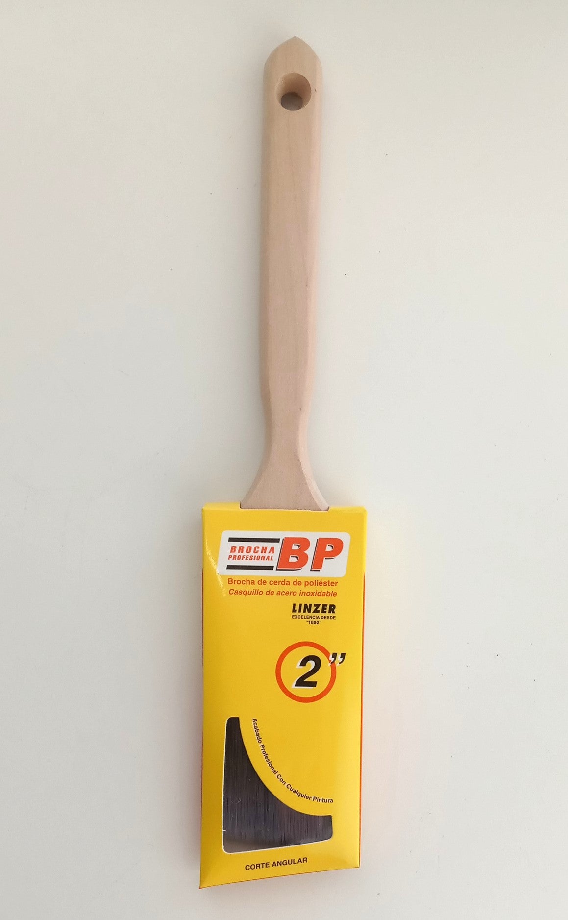 Linzer 2152-0200 2" Angle Sash Pro Quality Brush Paint Brush