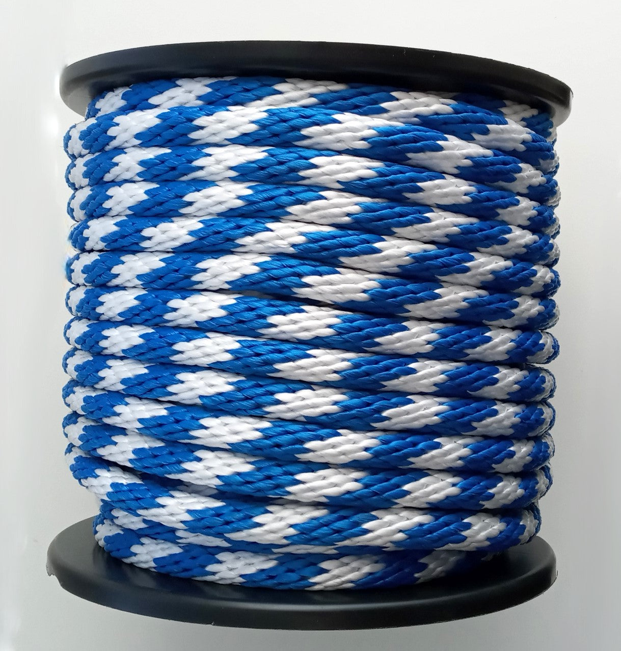 Do it Best 5/8 In. x 150 Ft. Blue & White Derby Polypropylene Rope 737321