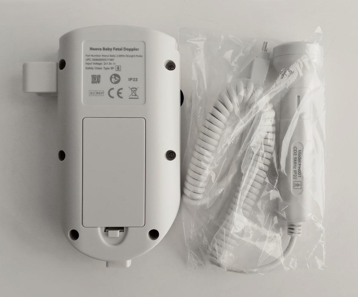Neeva Portable Fetal Doppler, Baby Heart Rate Monitor For Home Use