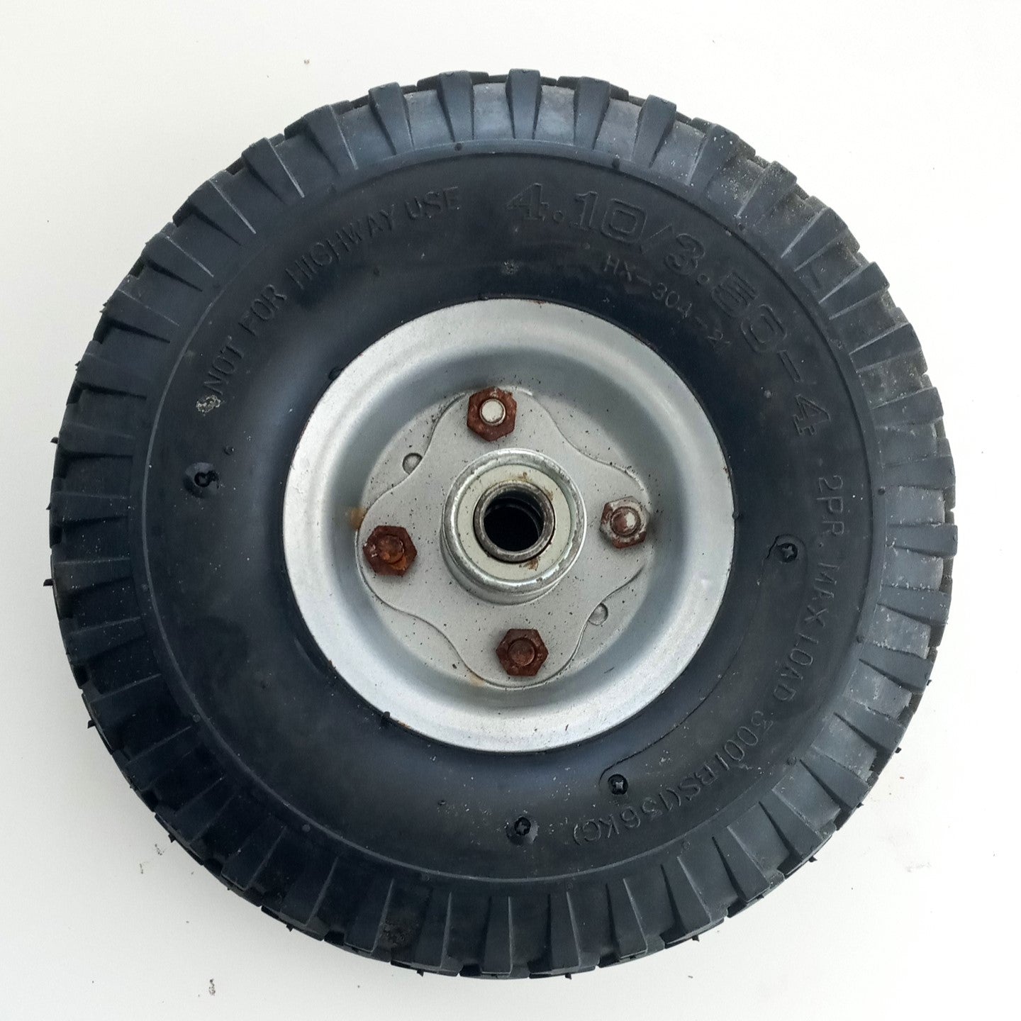 10" x 3" FIlled No Flat Wheel 5/8" Axle Use For Hand Truck Wheelbarrow ETC 1012