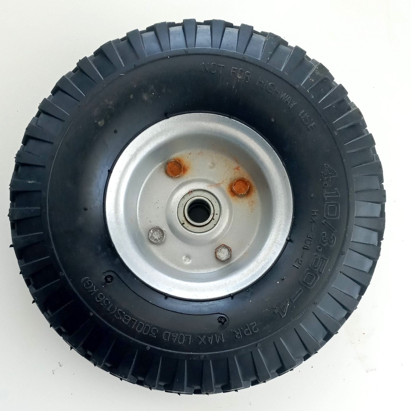 10" x 3" FIlled No Flat Wheel 5/8" Axle Use For Hand Truck Wheelbarrow ETC 1012