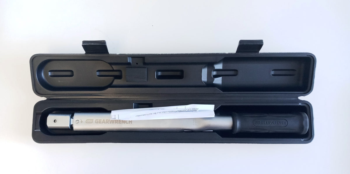 Gearwrench Torque Wrench Interchangeable Heads 14 x 18mm Preset 30-148 Ft-lb 894