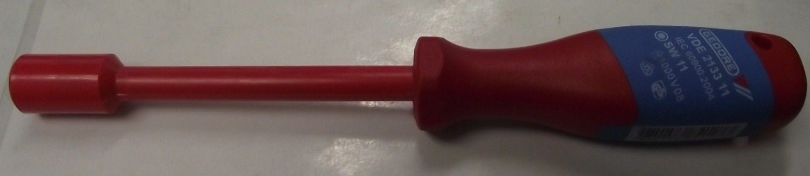 Gedore VDE 2133 11 VDE Insulated Socket Wrench With Handle 11 mm