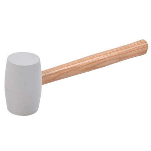 Master Mechanic White Rubber Mallet, 16 oz. 216638