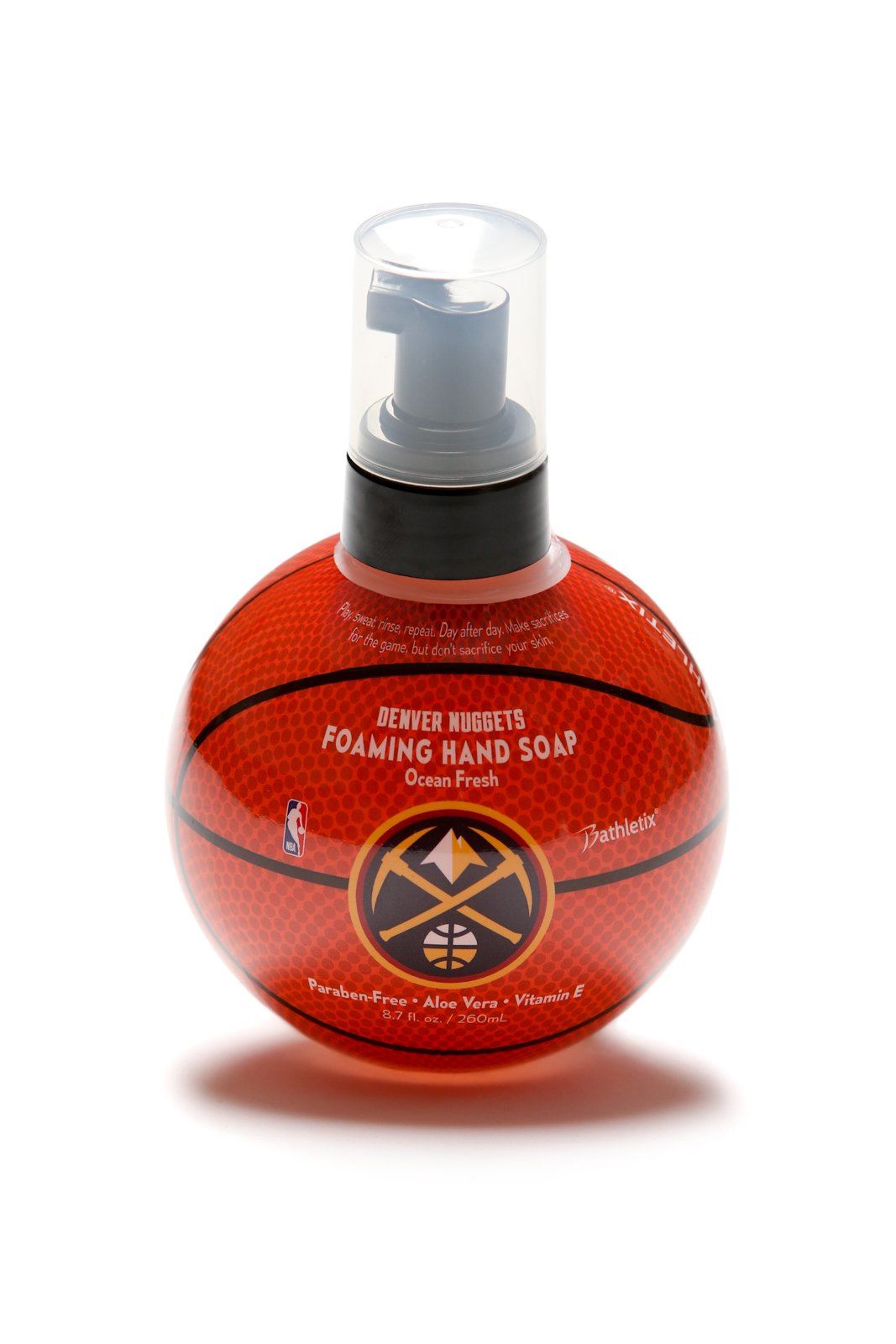 Bathletix NBA Foaming Hand Soap 8.7 fl oz Ocean Fresh with Aloe & Vitamin E