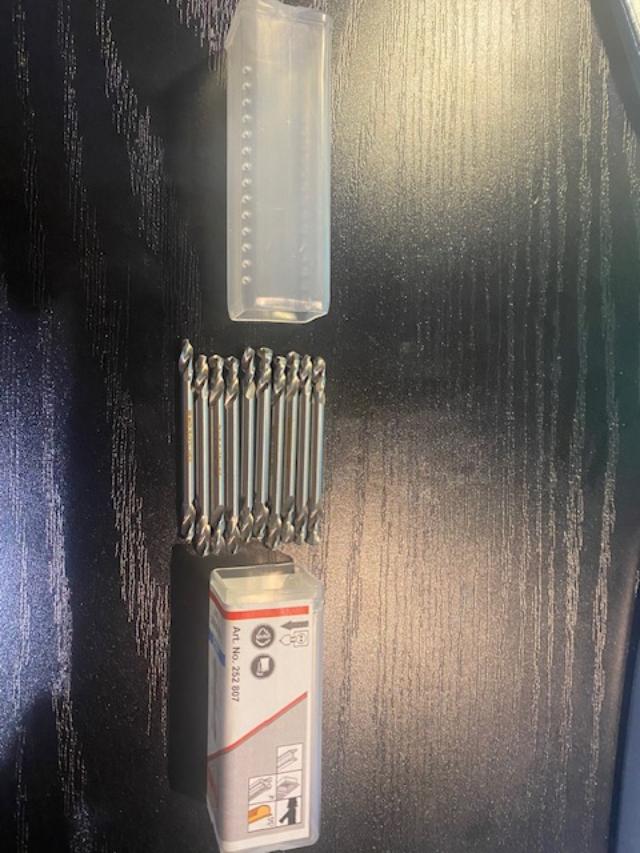 RUKO 5/32" HSS-G Double End Drill Bit Precision Germany 10pcs. 214075