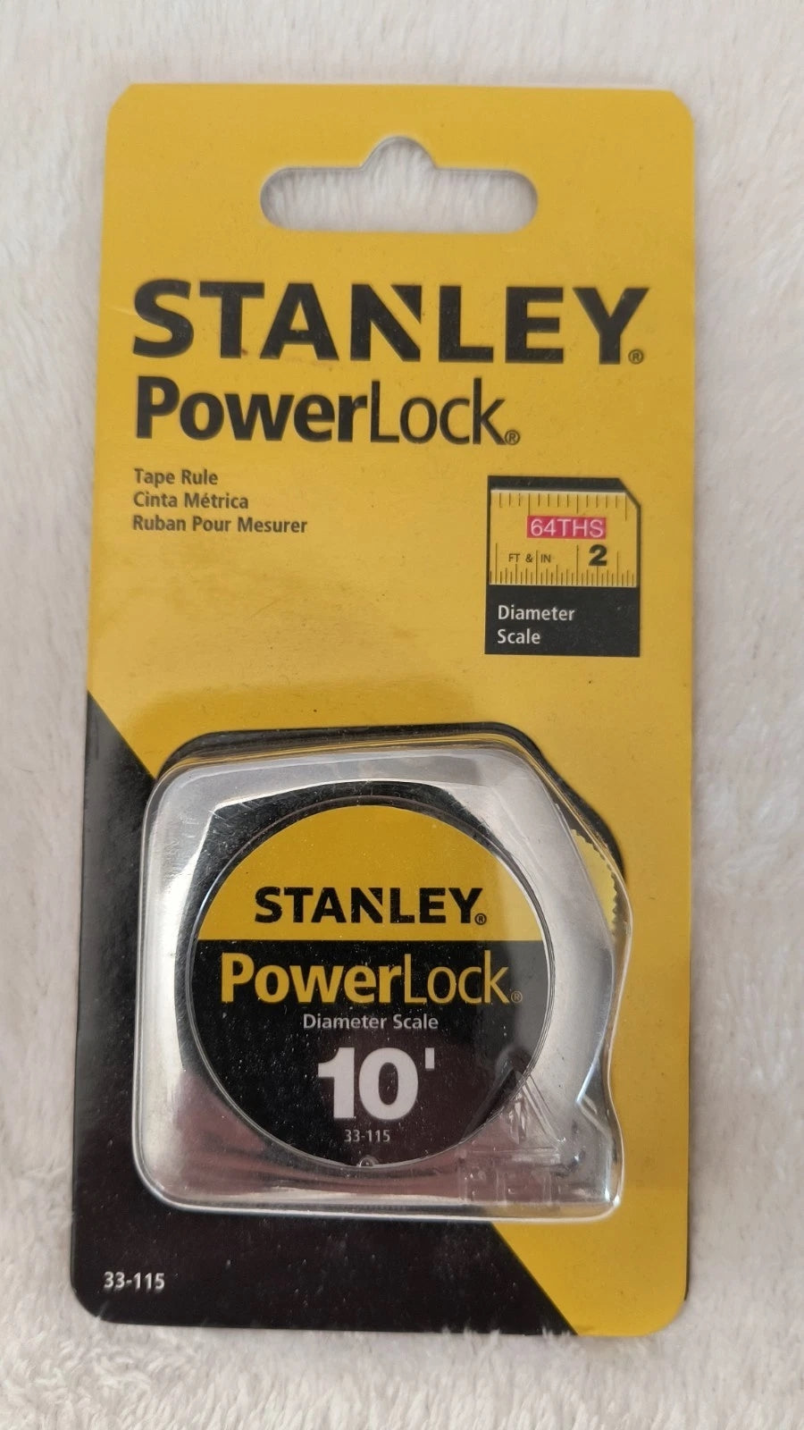 Stanley Hand Tools 10' x 1/4" PowerLock Pocket Tape Rule 33-115