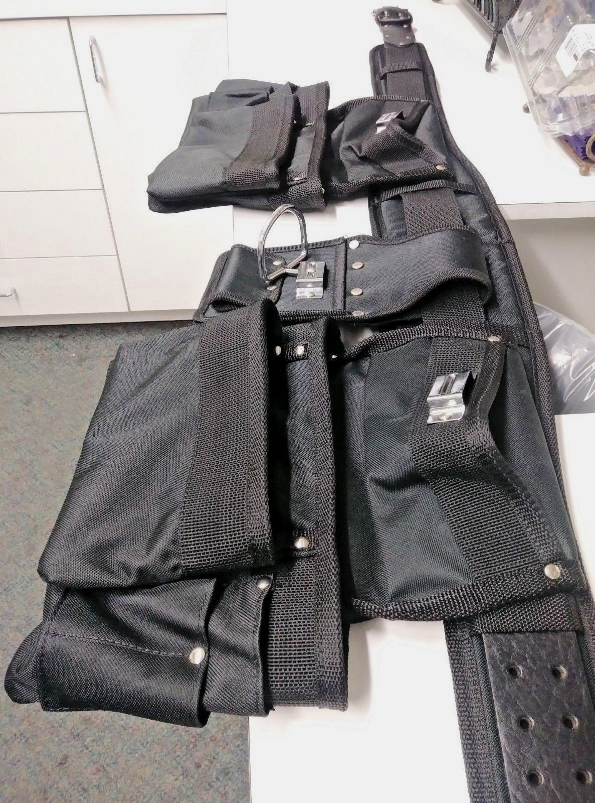 Genau Gear Contractor & Carpenter Tool Belt with 12 Pockets 845018-GX