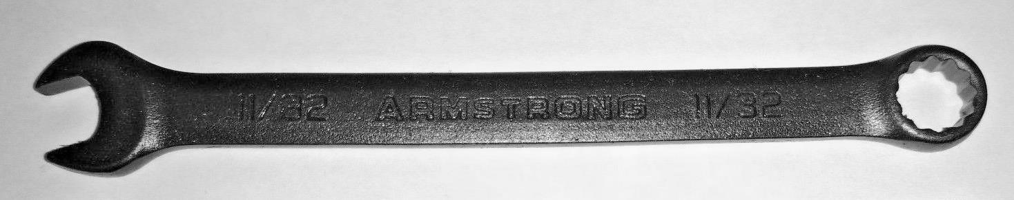 Armstrong 30-111 11/32" Combination Wrench Black 12 Point USA