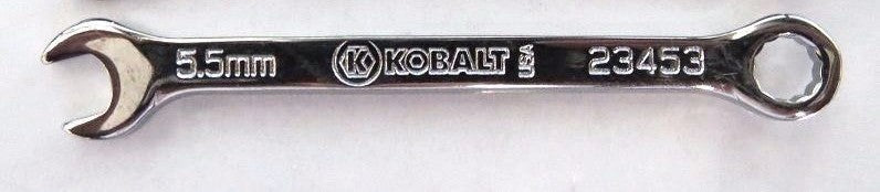 Kobalt 23453 5.5mm Midget Combo Wrench USA