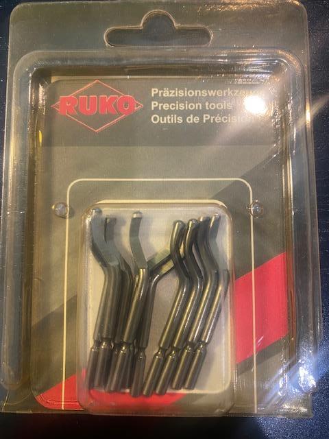 Ruko Deburring Tool deburring Tool Set, 10pc Germany E350