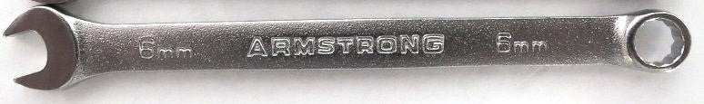 Armstrong  56-406 6mm Combo Wrench 12pt. USA