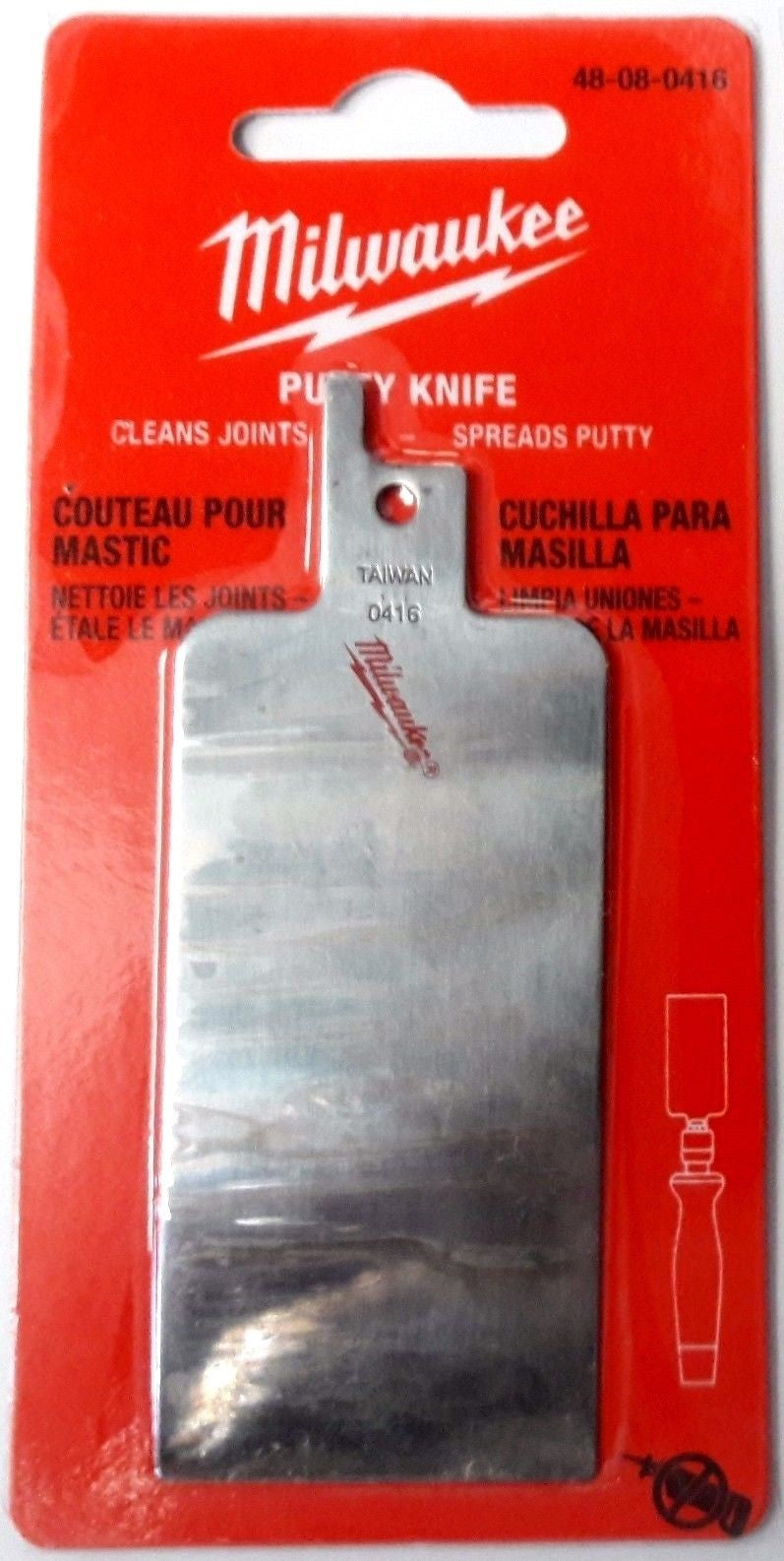 Milwaukee Putty Knife 48-08-0416 For Job Saw Handle Only