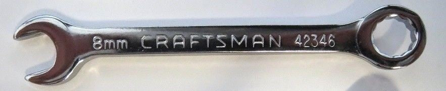 Craftsman 42346 8mm Combination Wrench 12 Point