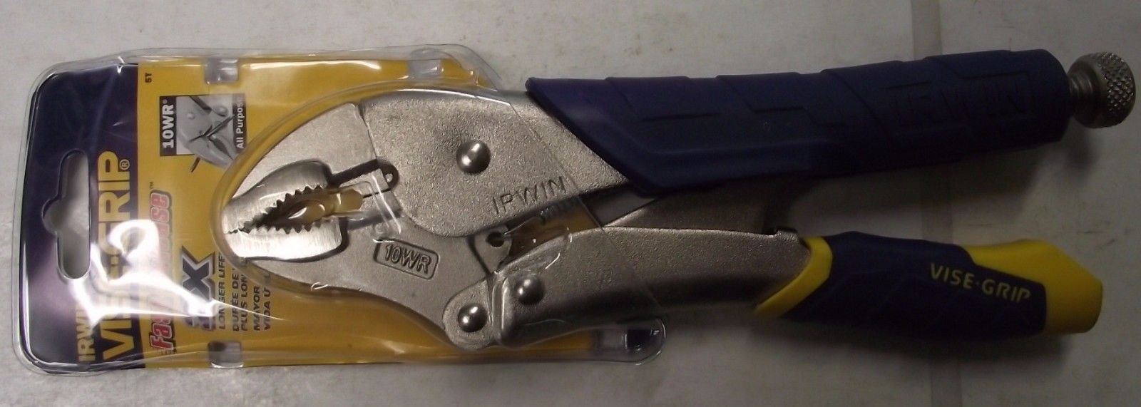 Irwin 5T / 10WR 10" Fast Release Curved Jaw Locking Plier With Wire Cutter