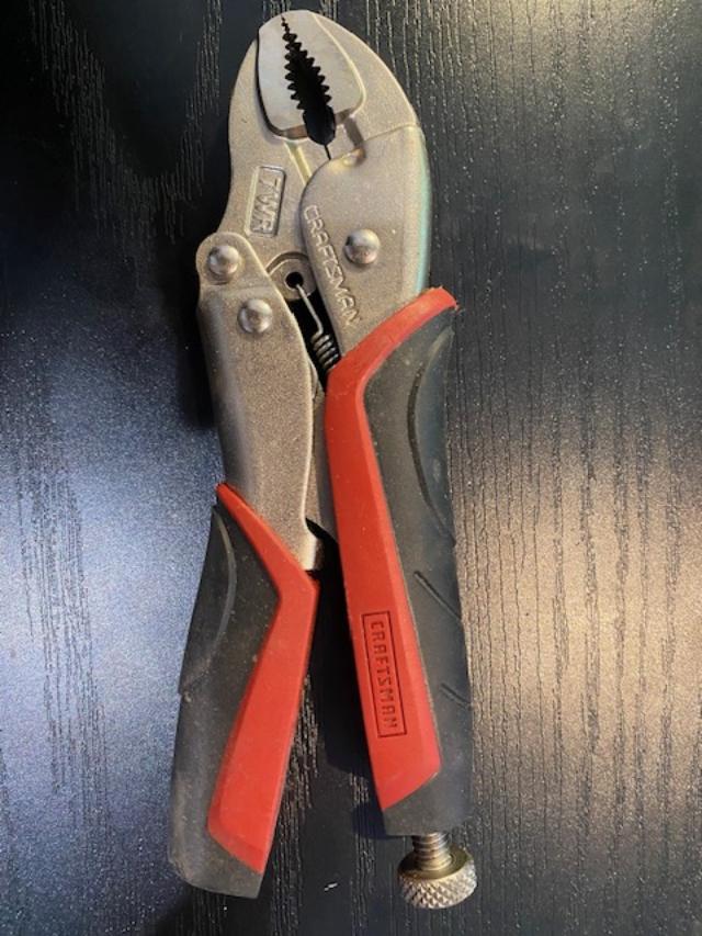 Craftsman 7" Curved Jaw Easy Release Action Locking Pliers 45710