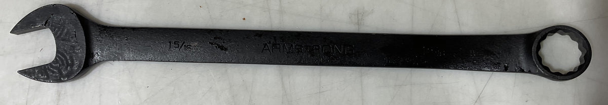Armstrong Long Combination Wrench, Black Oxide Finish 1-5/16" 12pt USA 30-242