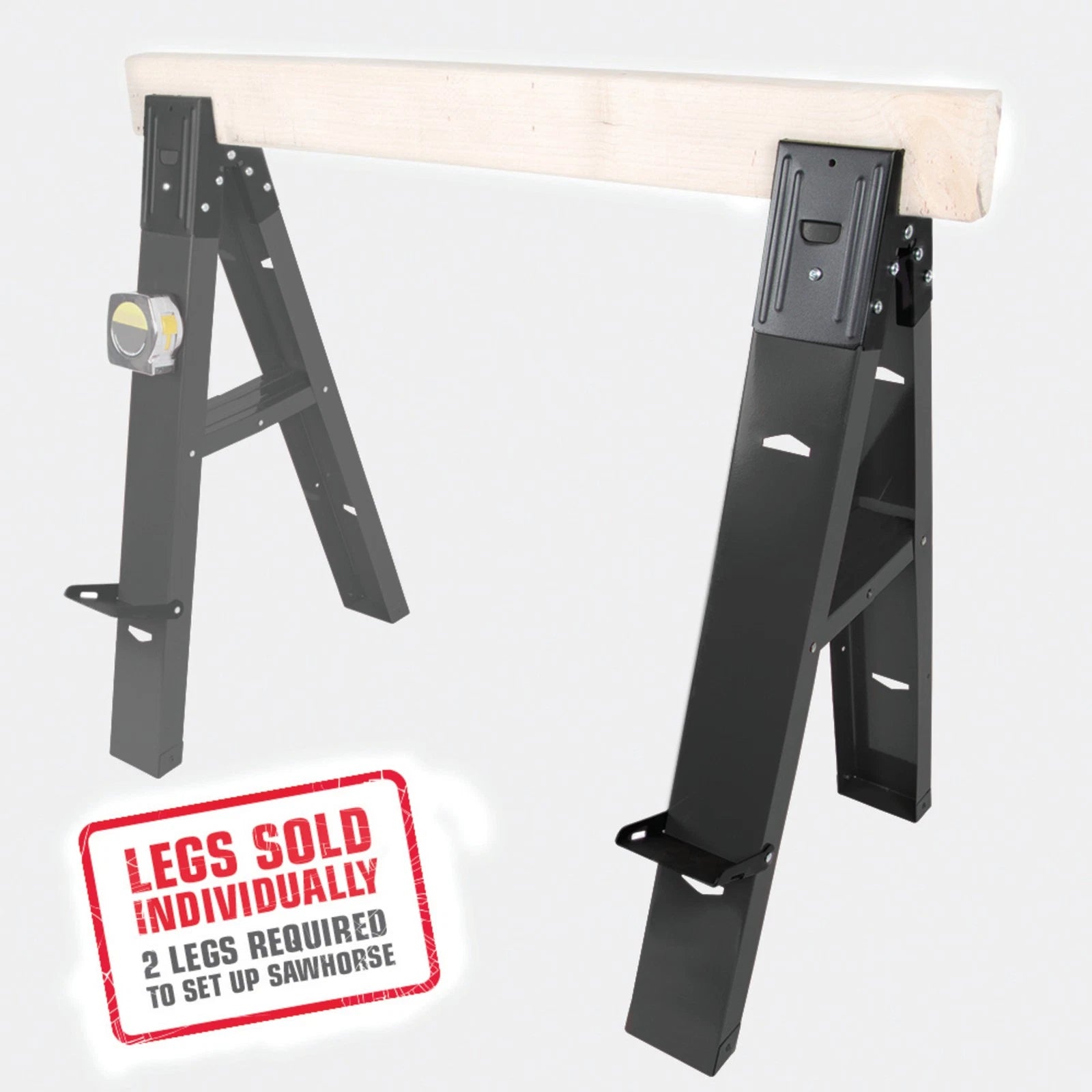 Steelman Foldable Sawhorse Leg, One Leg Only 93283